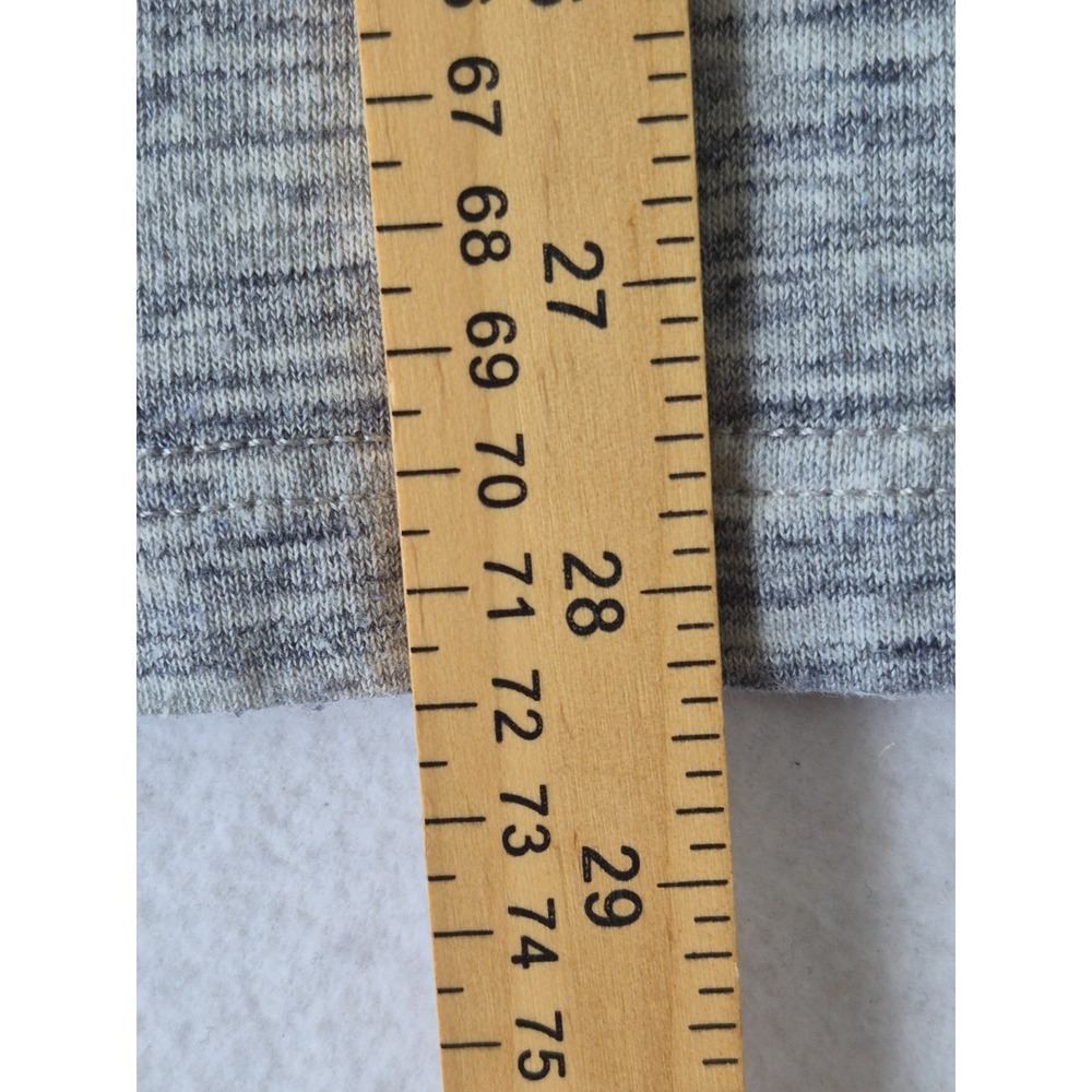 Lucky Brand Athletics Hoodie Mens XXL Gray Henley Pullover Fleece Sweatshirt - Picture 6 of 7